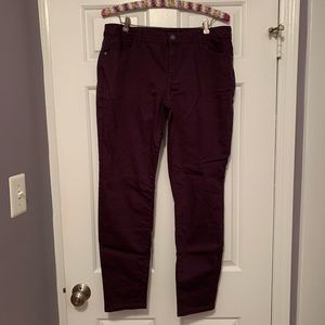 Simply Vera Purple Skinny Jeans